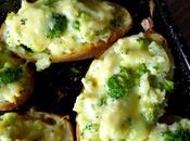 Cheese Broccoli Stuffed Jacket Potatoes