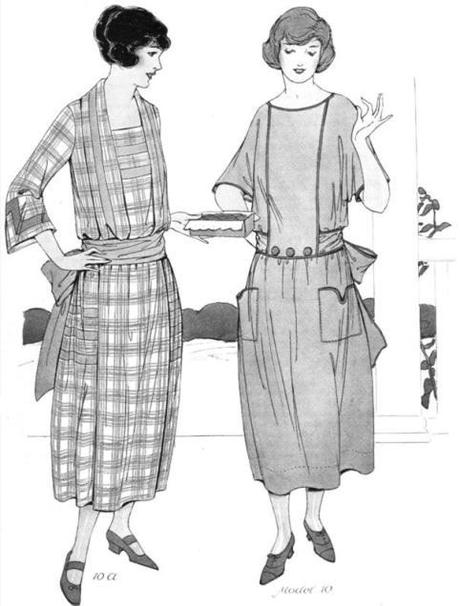 I imagine Frances would have worn something like this, from 1922 edition of Fashion Service magazine (image: dressmakingresearch.com)