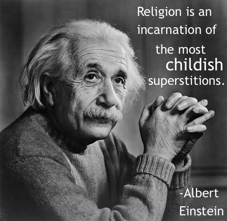 Albert Einstein atheism quote