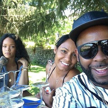 Rihanan Out & About In Italy