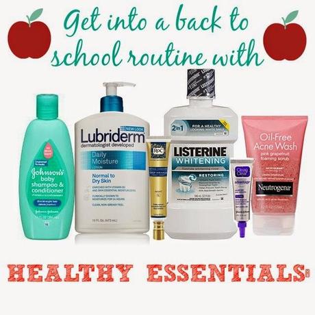 Getting into a back to school routine with Healthy Essentials® #Moms4JNJConsumer #ad