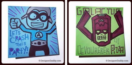 SuperLunchNotes Galactus & Crash - Designer Daddy