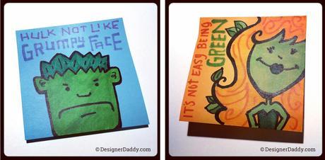 SuperLunchNotes Hulk & Poison Ivy - Designer Daddy