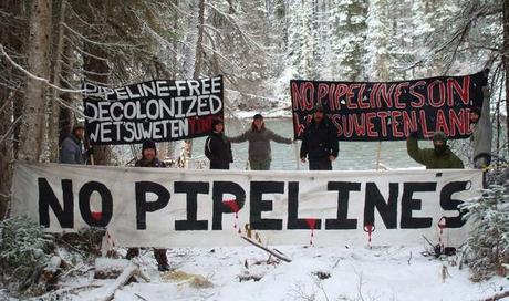 Pipeline resistance at the Unist’ot’en Camp