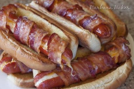Ridiculous Foods: Bacon Wrapped Cheese Hot Dogs