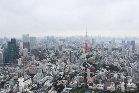 View of the Tokyo Tower from Mori Art Museum