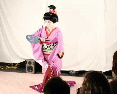 Traditional Geisha dance hosted by a hostel we attended