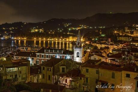 Lerici, Italy, Bay of Poets, night photography, long exposure, travel photography