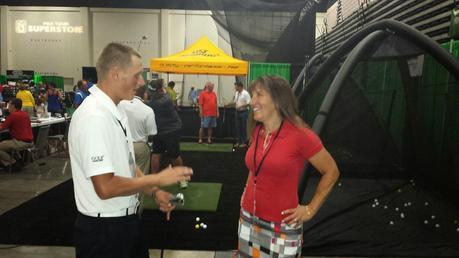 Stacy Solomon - Golf for Beginners at GolfTec booth