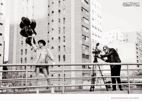 ADRIANA LIMA FOR ELLEN VON UNWERTH SHOOT IN VOGUE BRAZIL