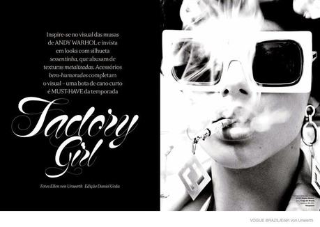 ADRIANA LIMA FOR ELLEN VON UNWERTH SHOOT IN VOGUE BRAZIL