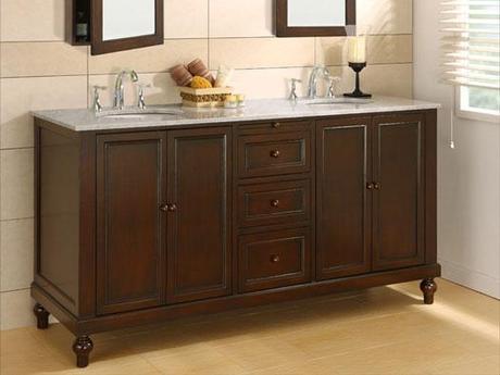 70 Inch New Haven Brown Vanity