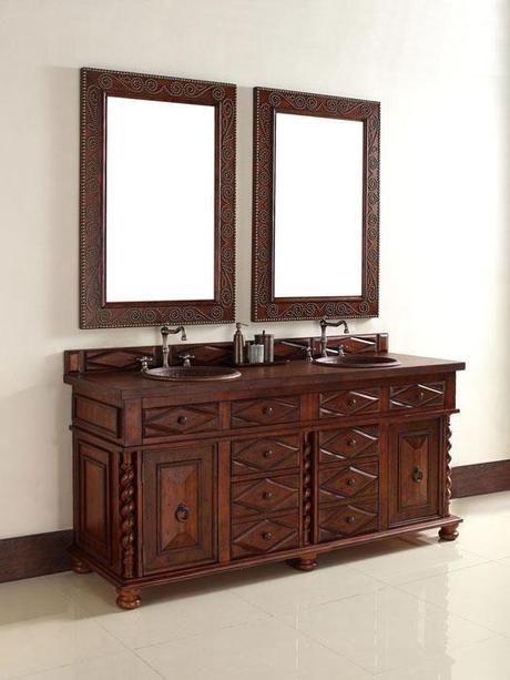 Continental Vanity with Dovetail Drawers