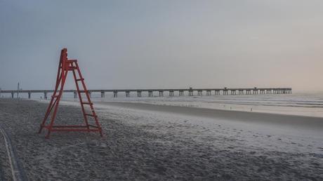Lifeguard stand on Jacksonville Beach