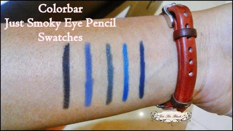 Colorbar Just Smoky Eye Pencil Swatches - Swatch Check