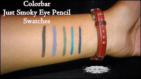 Colorbar Just Smoky Eye Pencil Swatches - Swatch Check