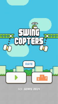 Swing Copters-  the hardest mobile game ever created!