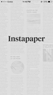 Pocket and Instapaper: apps that let you save your favorite articles and read it offline.