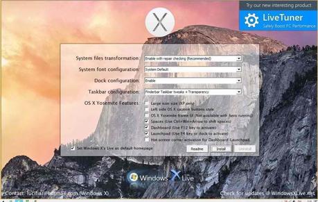 OS X Yosemite Transformation Pack - give your Windows Operating System a glimpse of iOS 8 Style.