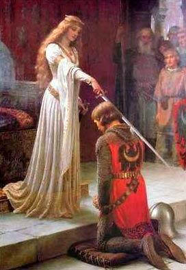 Knighted painting Waterhouse (?)