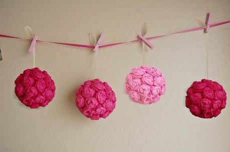 Wedding DIY: Crepe Paper Flower Balls