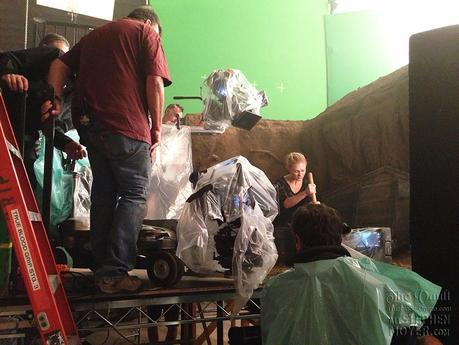 Photos from the last days of shooting True Blood Season 7 710Billsdeathfilming