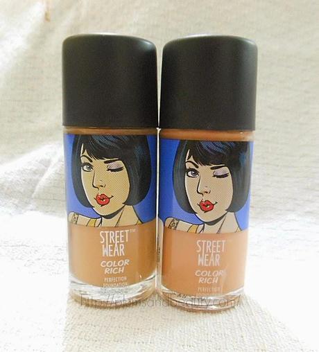Street Wear Color Rich Perfection Foundation : Review, Swatches, FOTD