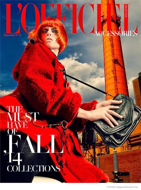 COCO ROCHA IN 60S STYLE FOR L’OFFICIEL SINGAPORE SEPTEMBER 2014