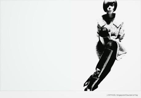 COCO ROCHA IN 60S STYLE FOR L’OFFICIEL SINGAPORE SEPTEMBER 2014