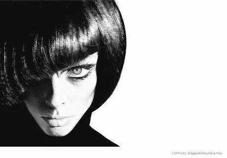 COCO ROCHA IN 60S STYLE FOR L’OFFICIEL SINGAPORE SEPTEMBER 2014