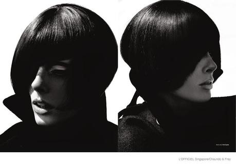 COCO ROCHA IN 60S STYLE FOR L’OFFICIEL SINGAPORE SEPTEMBER 2014
