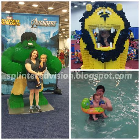 Summer Vacation: Lego Fest and Swimming