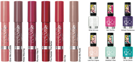 rimmel x rita ora collection, review, 60 seconds nail polish, color rush intense color balms 