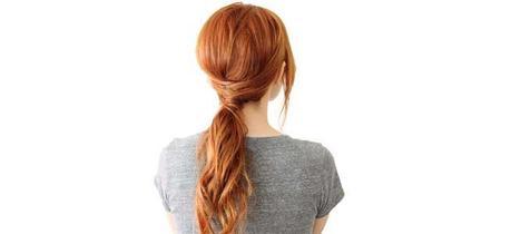 Criss-cross ponytail