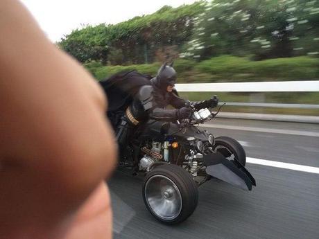 Real-Life Batman in Japan Rides His Bat-Trike On Highway During the Day batman-japan-2