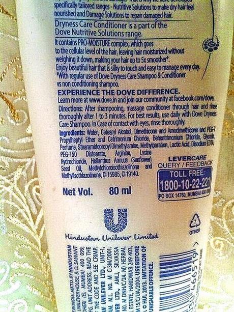 Dove Dryness Care Conditioner Review