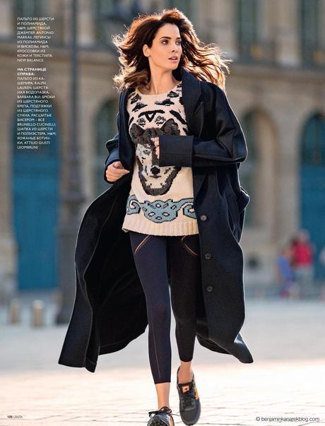 Hanaa Ben Abdesslem wearing H&M, Antonio Marras and New Balance © Benjamin Kanarek