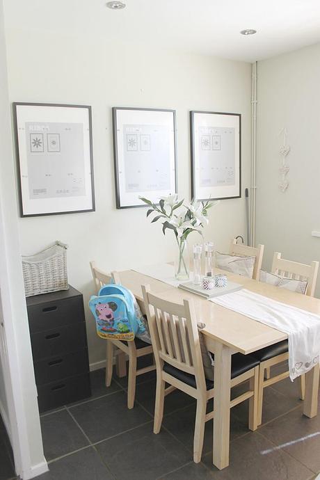 Our home decor: Modernising the dining area in our kitchen