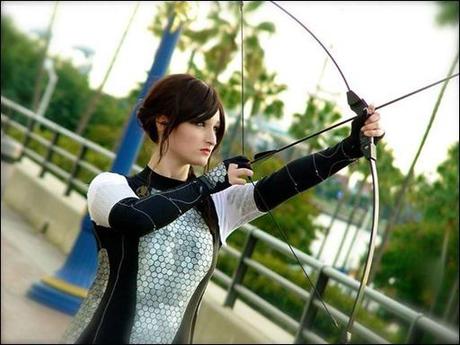 Alexandria the Red as Katniss Everdeen (Photo by I Photograph Cosplayers)