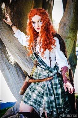 Alexandria the Red as Warrior Merida (Photo by York In A Box)