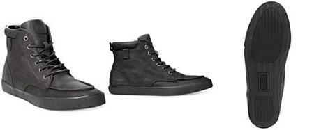 ralph lauren black leather Tedd high top sneakers 87.99 mens fashion 