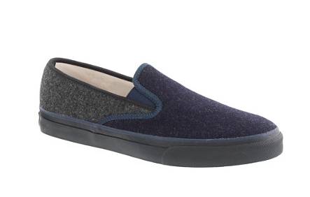 Hot Beyond The Summer:  Sperry Top-Sider for J. Crew Wool Slip-On Sneaker