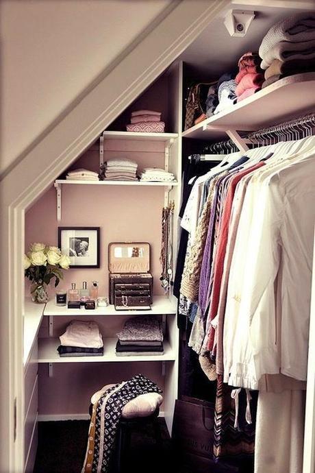 Great ideas to get the most out of a small walk in closet
