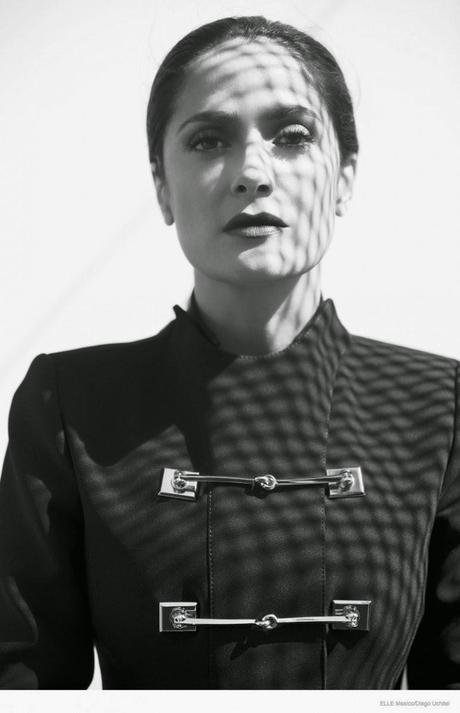 SALMA HAYEK IN ELLE MEXICO COVER SHOOT BY DIEGO UCHITEL