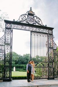 Conservatory Gardens wedding gate