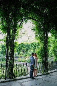Conservatory Gardens wedding couple 2