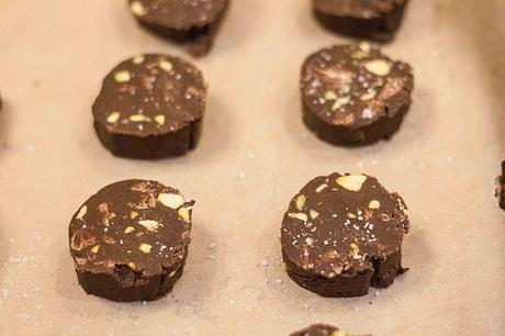 Chocolate Pistachio Sables