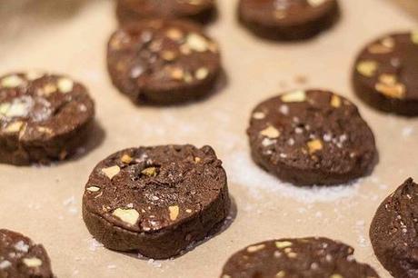 Chocolate Pistachio Sables