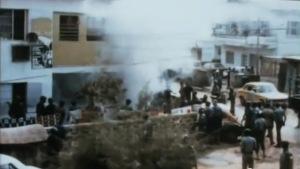 Felas_House_AKA_Kalakuta_Republic_being_burnt_by_the_NPF_and_Military_1977