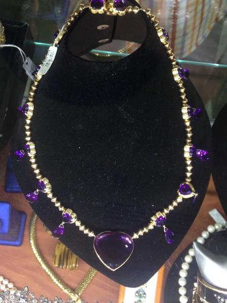 Antique Russian Amethyst Necklace
